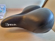 Velo Sattel Safety, Fahrradsattel, Touringsattel, City, 265x240mm, schwarz, NEU