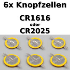 ? 6x 3V Batterie Lötfahne Speicher Spielstand für GameBoy Pokemon Mario Wario