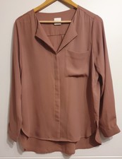 Damen Bluse Oberteil Selected Femme Größe 38 Rosa