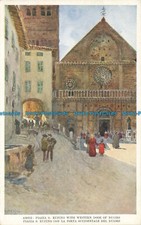 R634357 Franziskus. Piazza S. Rufino mit westlichen Tür von Dom. Medici Gesellschaft. Nein.
