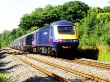 Foto Klasse 43 Paddington Gebunden HST Köpfe verläuft nahe Coates Next Stop Kem