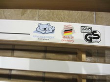 Bett, Lattenrost, Schubfach, Auflage,  2x1m, sehr guter Zust.