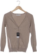 ZARA Strickjacke Damen Cardigan Jacke Gr. L Baumwolle braun #b74a4e8