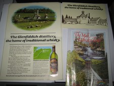 Brewerania - Scottish Whisky Trail Karte + Glenfiddich Broschüre & Broschüre!