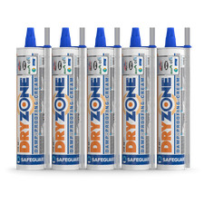 Dryzone Horizontalsperre Injektionscreme gegen aufsteigende Feuchtigkeit 5x310ml
