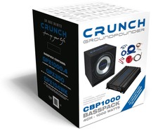 Crunch CBP1000 30 cm Aktiv Subwoofer 1000 Watt RMS: 500 Watt Groundpoun Basspack
