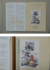 Tag der Briefmarke 1997 Block 41 Deutsche Post Erinnerungsblatt Postphillatelie 