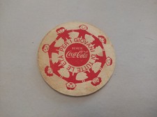 sehr alter dicker Bierdeckel Coca Cola Company Italien 