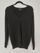 ZARA 100% Cashmere Kaschmir Damen Pullover Pulli Gr.L Schwarz Klassisch
