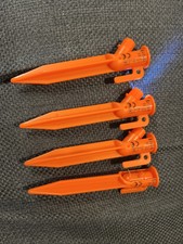 LED Zelt Heringe 4 Stück - für kleine Pfadfinder & Entdecker, Outdoor * Camping