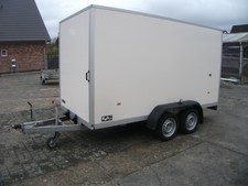 ANHÄNGERVERMIETUNG MOTORRADNAHÄNGER 2 MASCHINEN KOFFER UNSINN 2,6To 366x175x194 