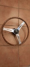 Holzlenkrad Porsche 356 911 VW Käfer Karmann Ghia 42cm Lenkrad Petri Hupenknopf 