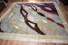 Orientteppich Seidenteppich China 100% Seide auf Seide Silk Rug 254 x 253 NEU 