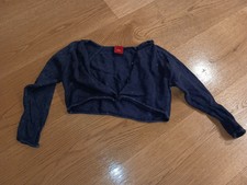 Mädchen Weste S.Oliver Gr. 86 blau