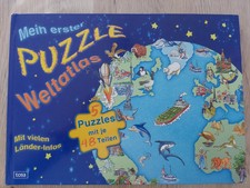 Mein erster Puzzle-Weltatlas: 5 Puzzles mit je 48 T... | Buch | Zustand sehr gut