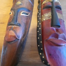 Deko afrikanische Köpfe