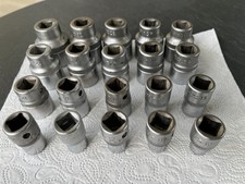 HAZET 900 Sechskant Nüsse 10 mm - 32 mm (17 mm fehlt) 1/2" Vierkant