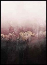 Poster Bild Desenio 30x40cm PINK SKY Fotodruck mit Bilderrahmen Pinke Wolken