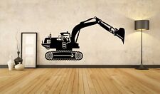 Bagger Baumaschine Bob 's Kinderzimmer Baumeister Werkzeug Held Wandtattoo A133