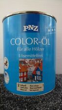 € 17,26 L / 750 ml  PNZ Color Öl Natur Holzfarbe kalkweiß für alle Hölzer 