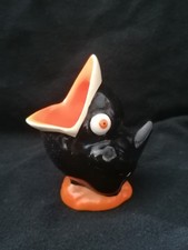 Alter Goebel Sammler Porzellan Zahnstocher Halter Rabe 60ee Jahre Retro Rockabil