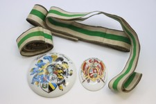 Konvolut Studentika Porzellanmalerei Bänder Wappenmalerei ua datiert 1910(X3545)