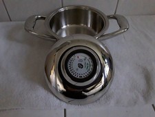 Kleiner AMC Topf 1,3 l und Deckel mit Visiotherm, top Zustand 