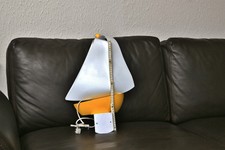1 x Design Lampe 5 - 40 W Segelboot echt Holz Modern Kinderzimmer gelb alt Edel 