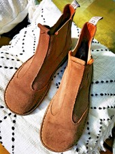 Bisgaard Mädchen Damen Chelsea Boots Gr. 39 Sandfarben Neuwertig