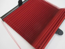 Cosiflor blackout 2 Stk Plissee,kurz gebraucht,rot VS2,27x 100cm Mont. im Rahmen