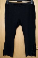 Da-Legging 3/4 Leggings mit Spitze Gr. L 42 44 schwarz NKD Laura Torelli