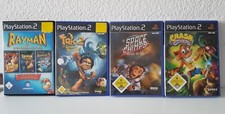 4 Spiele PS 2 :Crash Bandicoot (neu)+Space Chimps (neu)+(Tak 2+RayMan) gebraucht