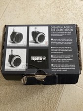 Topstar Hartbodenrollen für Bürostuhl 4 Stück Set (6991)