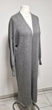 Strickmantel LongCardigan grau Grobstrick 36-44 S M L XL Jacke NEU