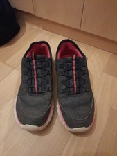 Damen- Turnschuhe, blau,pink Gr. 40  Sportschuhe ohne Schnürung glitzern gebrauc