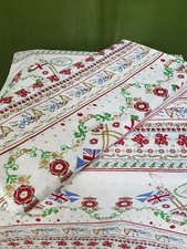 2 teilig Stoff-Großbritannien Flaggen Vaterländischen Centenary 2018 Blumenmuster Baumwolle