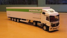 Herpa Modellauto 1:87 MB Actros MP3 Planensattelzug " Honold Logistik " SoMo !!!