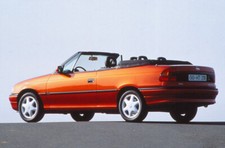 Dia Opel Astra Cabrio "Bertone Edition" Pressefoto gerahmt Auto fw-U5-108