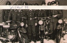 NVA-Foto DDR Oldtimer VEB IFA Kradstaffel Motorrad Zweirad Zschopau MZ