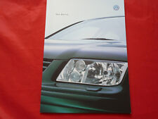 VW Bora 1J2 Limousine Trendline Comfortline Highline V6 4Motion Prospekt 2000