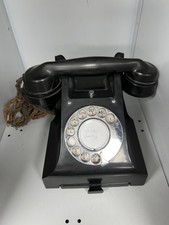 Vintage Bakerlite Drehtelefon mit ausziehbarem Fach