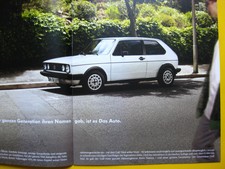 VW Käfer, T2, Golf 1, Überformat-Prospekt 2007