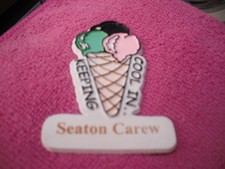 Seaton Carew-Frachtdampfer-Souvenir Kühlschrankmagnet