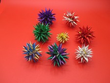 Sterne aus Goldfolie Goldpapier 70 er/80 er Jahre Christbaum Deko Weihnachten 8