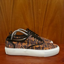 Topman Leopardenmuster Schnüren Schuhe Potter weiß braun Größe UK 8 Street