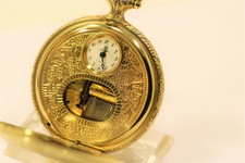 Taschenuhr Sprungdeckel Reuge mit Musikspielwerk
