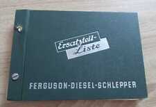Massey Ferguson Schlepper FE35 Ersatzteilkatalog