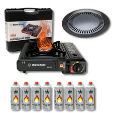 Campingkocher Gas Gaskocher Campingkocher Butangas Tischgrill Grillplatte 