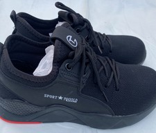 Unisex Sicherheit Stiefel Sneakers Mesh Schuhe arbeiten Stahl Toe Cap Wanderstiefel Größe UK 5