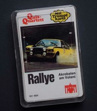 Auto Quartett  "Ralley - Akrobaten am Volant"  Berliner 631 4924,  rar!!!